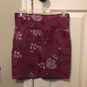 floral skirt